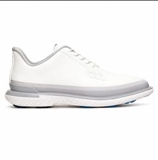 G Fore Gallivan2r Men's White Tuxedo Stripe Golf Shoe Size 10.5 - Brand New