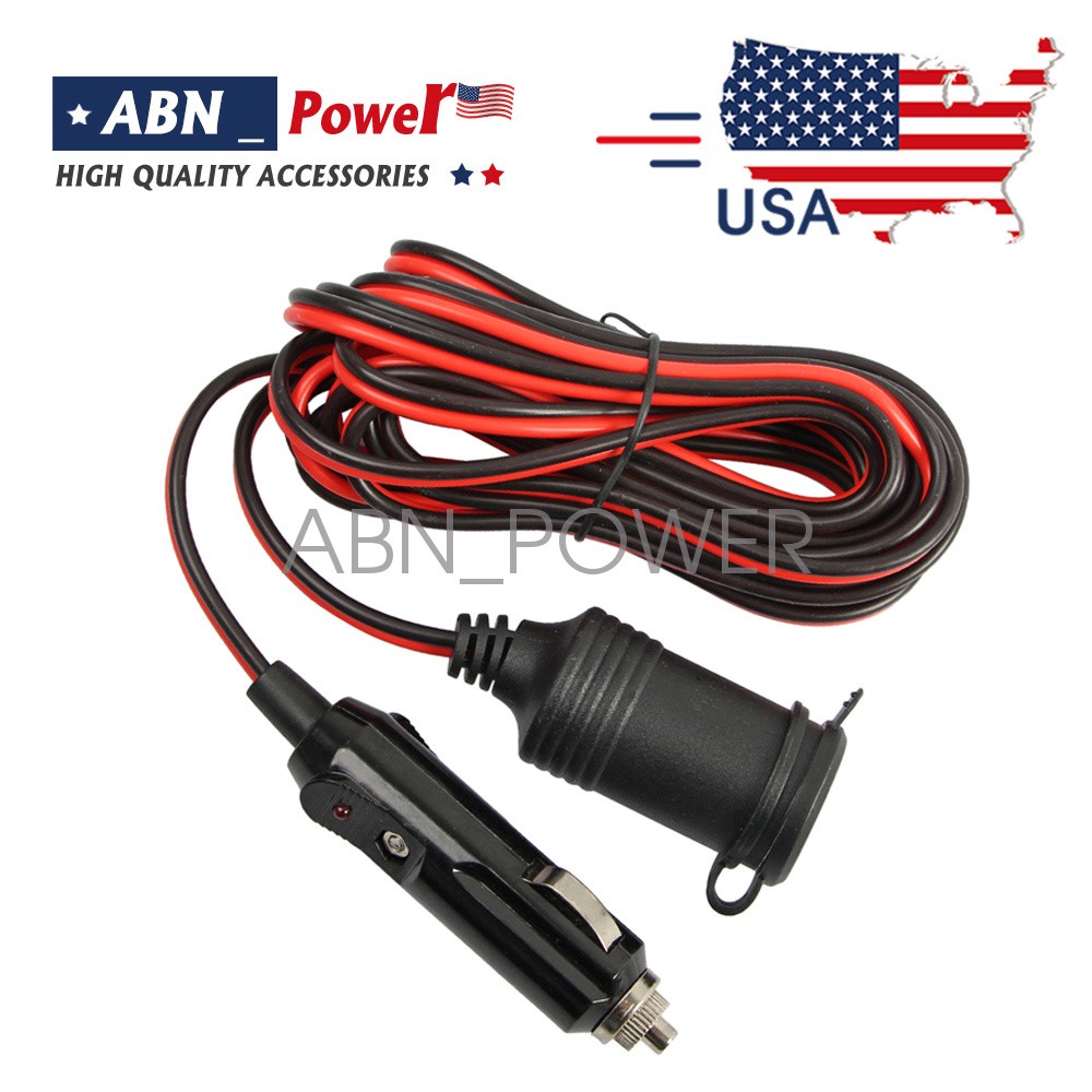 Socket Extension Cord Cable Heavey Duty Adapter 12v