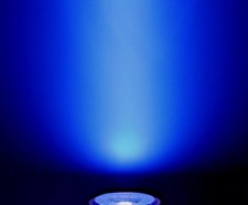 2x Blue 12V LED MR16 Low Voltage Light Bulb 3 Watts Spotlight