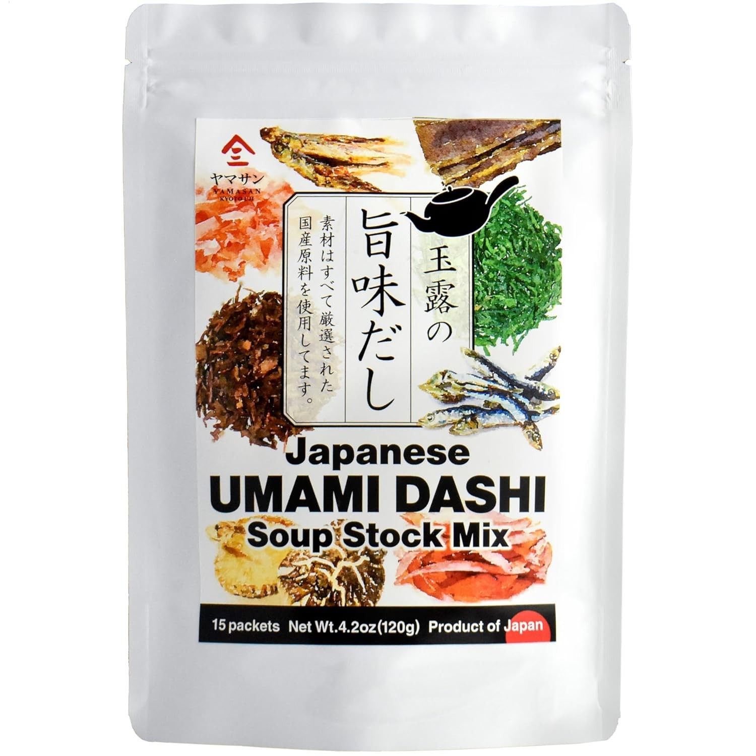 15 pack Chaganju Dashi Stock Dashi Packet Ramen Broth Miso Soup Udon Shabu & Hot