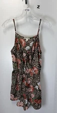 Miami Leopard And Floral Romper Size Small