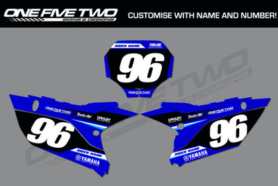 YAMAHA YZ YZF 125 250 450 MX MOTOCROSS SHROUD GRAFIK