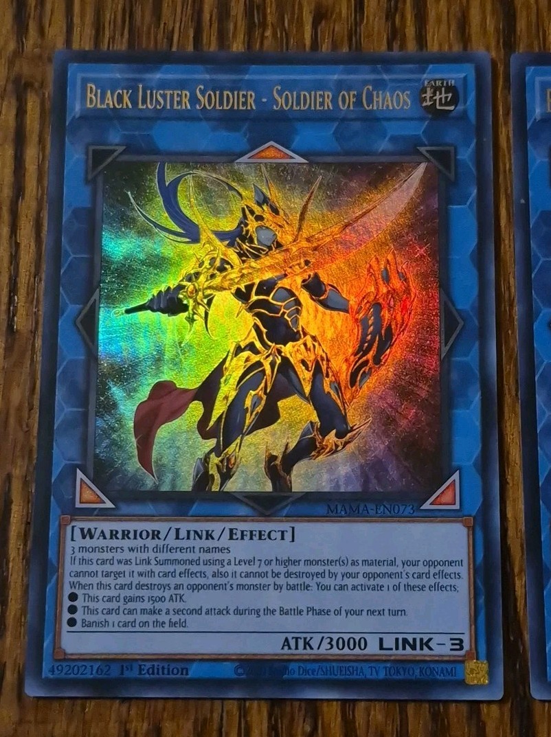 3×)Yu-Gi-Oh! Black Luster Soldier-Soldier of Chaos MAMA-EN073