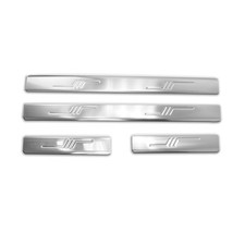 Door Sill Scuff Plate Scratch Protector For Toyota Corolla 2003-2008 Sedan Steel Door Sill Scuff Plate Scratch Protector For Toyota Corolla 2003-2008 Sedan Steel