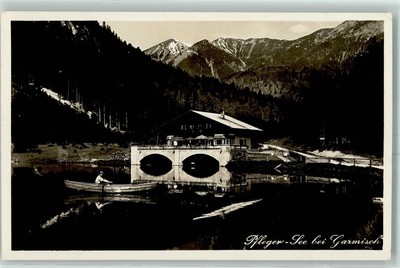 10472762 - 8100 Garmisch Pflegersee Ruderer Vorderen Felder - Kopf Bruenstels -