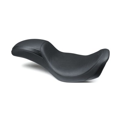 Mustang Mod.Hightail Fastback Schwarz Vinyl Sattel speziell für Harley Davidson