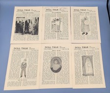 1962 DOLL TALK FOR COLLECTORS KIMPORT - lot of 6