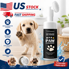 100ml Paw Cleaner Foam   Waterless Dog  Cat Paw Cleaner with Brush, Deep Clean