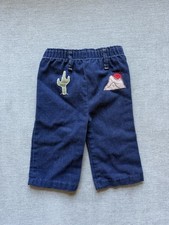 Vintage Health-Tex Western Theme Baby jeans Size 9 Months Made In The USA Cowboy