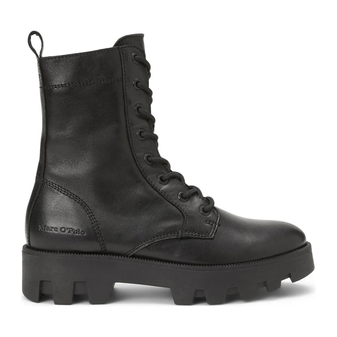 Marc O'Polo Women's Black Leather Ankle Boots Casual 20716276301105990
