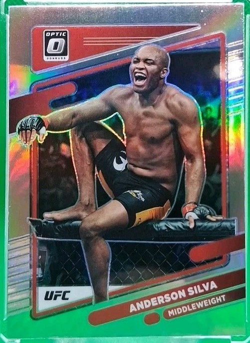 Anderson Silva 2022 Donruss Optic UFC "Silver Prizm Parallel" #27