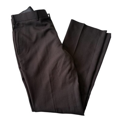 Mens Dress Slacks 32 X32 Black Casual Perry Ellis Portfolio