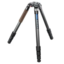 Leofoto Heavy Duty Carbon Fiber Tripod with 100mm Bowl (LN-404C)