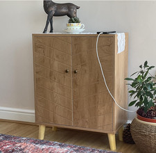 Small Wooden Cabinet Scandinavian Modern Cupboard Nordic Style Storage Sideboard