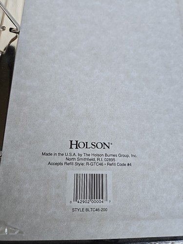 HOLSON LARGE 3-RING SLIP-IN PHOTO ALBUM, HOLDS 234 4"X6" PHOTOS - Picture 3 of 5