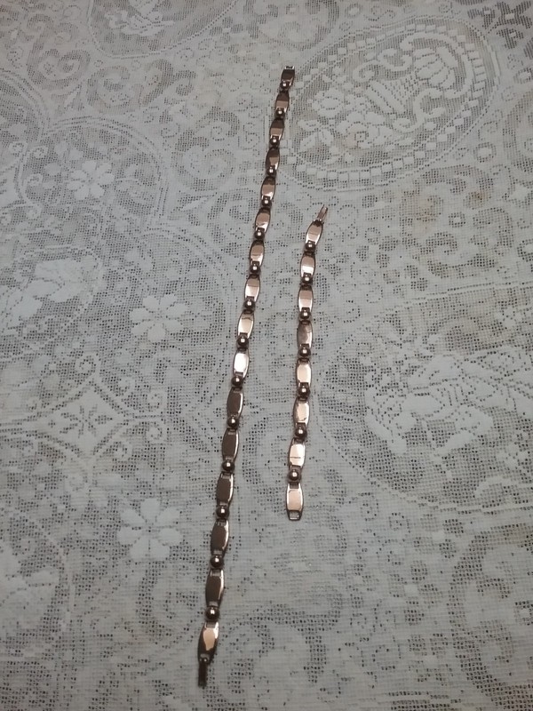 VINTAGE COPPER NECKLACE AND BRACELET SET