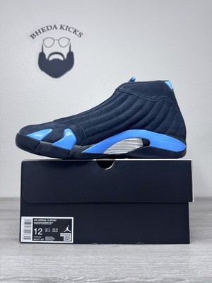 Size 12 - Air Jordan 14 Retro Black University Blue 487471-007