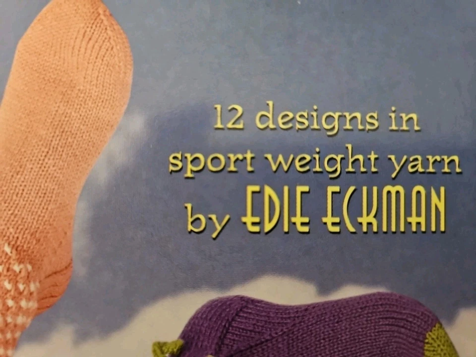 American School Needlework LEARN TO KNIT SOCKS #1273 12 Designs by Edie Eckman - Image 3 of 4