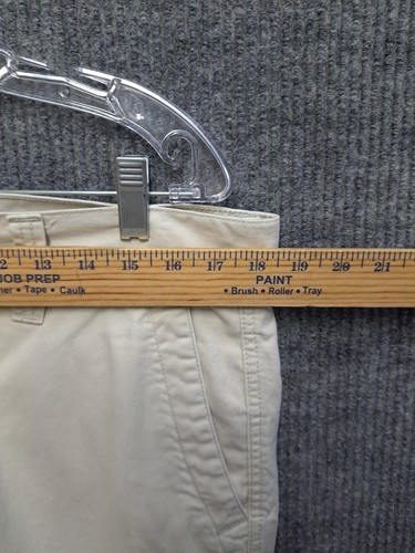 US POLO ASSN. Mens Size 36 Beige/Khaki 100% Cotton Cargo Shorts - Picture 9 of 10