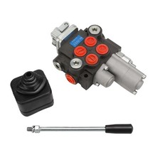 Hydraulic Control Valve with Joystick w/Float, 2 Spool 11GPM Hydraulic Direction