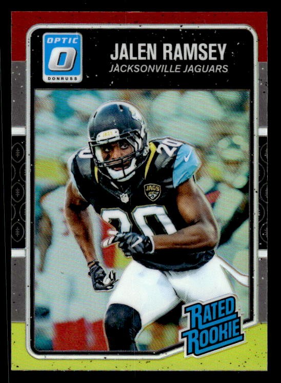 Jalen Ramsey 2016 Donruss Optic Red and Yellow #171 Jacksonville Jaguars ESE