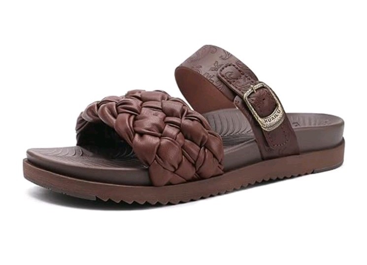 Sandalias ortopédicas de moda KuaiLu para mujer elegantes con cómodas talla 7 del Reino Unido