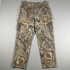 VTG 80s Spartan Camo Cargo Pants Mens 34x32 Made In USA Realtree Lightweight