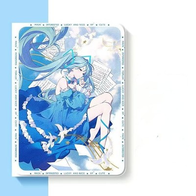 Blue Twin Tail Anime Girl iPad Case for 10th/9th Gen Air 4/5 Pro 11 Stand Cover