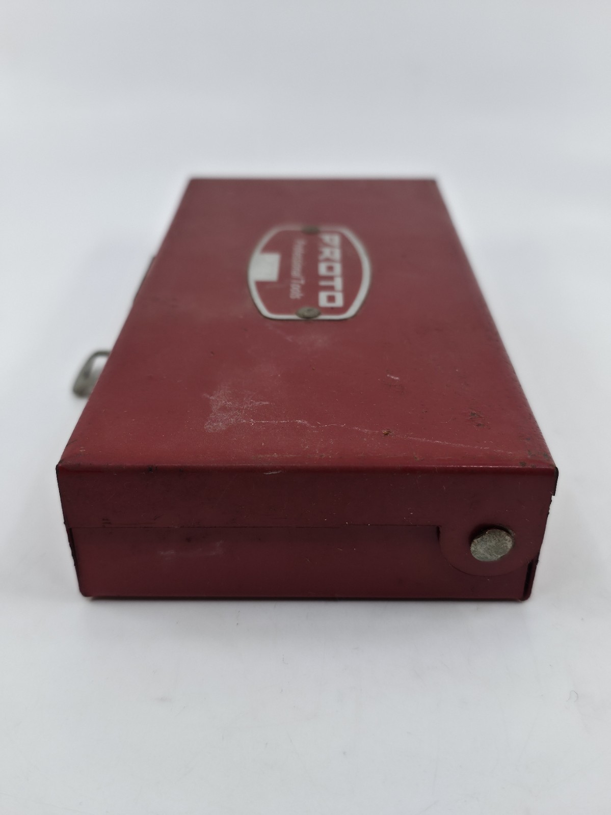 ​Vtg PROTO Professional Tools Metal Case Box 4795 Red Empty Tool Box USA