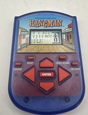 Vintage Hangman Electronic Handheld Game - Milton Bradley 1995 - Tested