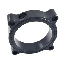 Torque Solution Throttle Body Spacer Black Fits Volkswagen / Audi 2.0T FSI TSI