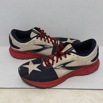 Brooks Trace 2 Mens 13 USA Stars and Stripes Running Shoes 1103881D689