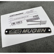 Emblem Mugen For Front Lip Emblem Aluminium Jdm Mugen Honda