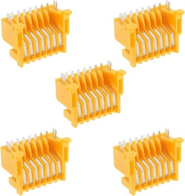 5pcs Yellow Connector Terminal PCB Charging Protection Board Connector Terminal