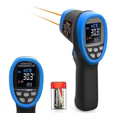 BTMETER BT-1800C Pyrometer -58°F ~3272°F (-50~1800℃) IR Temp Gun