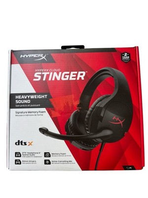 HyperX Cloud Stinger Gaming-Headset mit Kabel, DTS Headphone, Spatial Audio, 04