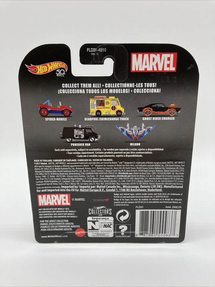 HOT WHEELS PREMIUM ENTRETENIMIENTO RETRO MARVEL INCREÍBLE SPIDERMAN SPIDER-MOBILE Foto 2 de 3