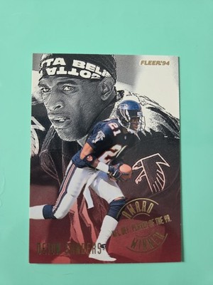 1994 Fleer - Deion Sanders NFL Def. Player of the Yr. Award Winner