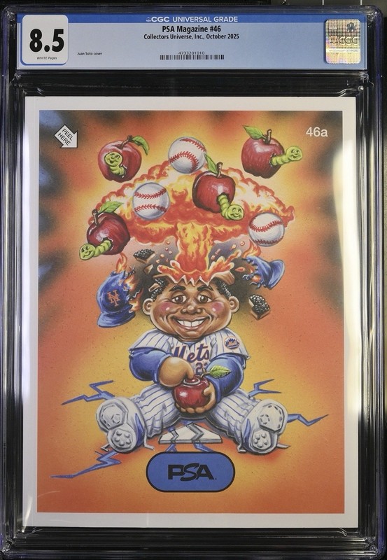 PSA Magazine #46 Juan Soto Garbage Pail Kids Cover CGC 8.5 October 2025 Mets MLB