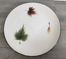 Harmony House MCM 10.25 IN Plate Stoneware Maple Leaf MADE IN JAPAN