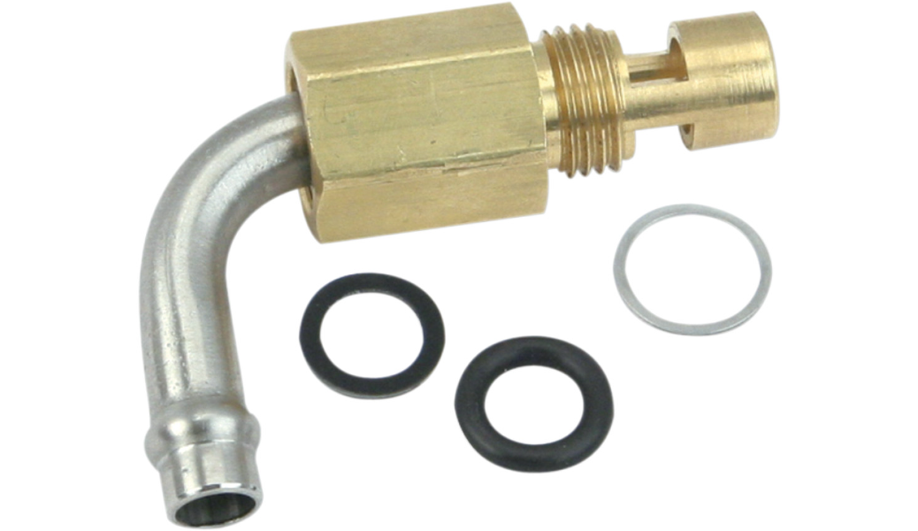 S&S 360 Degree 90 Degree Swivel Carburetor Fuel Inlet for Harley