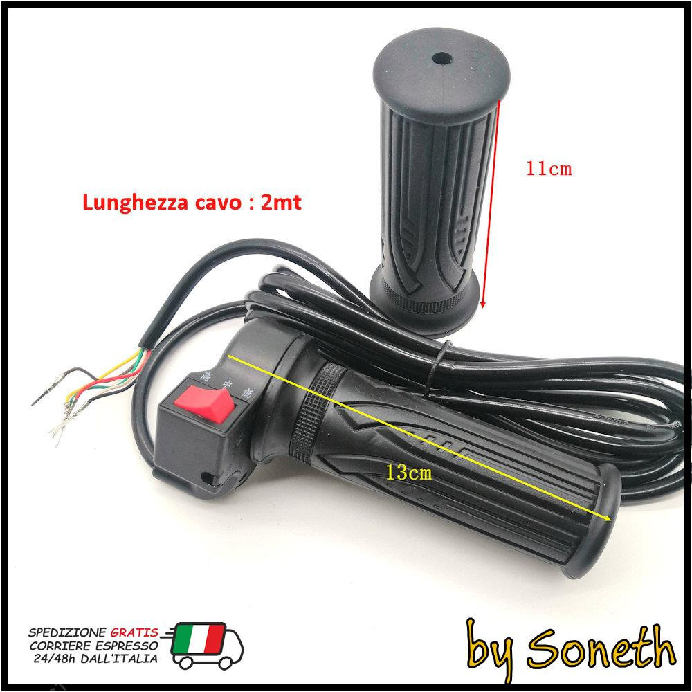 Acceleratore A Pollice Per Bici Elettrica Bodywel | Compatibile A26 E A275 | Controllo Velocità Reattivo - Foto 4