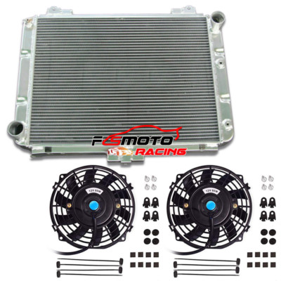 Aluminum Radiator+Fans For 1964 FORD GALAXIE 500 BASE/500XL 3.7L 4.3L 4.7L 6.4L