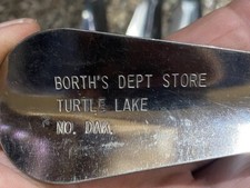 Vintage Shoe Horn Turtle Lake North Dakota Borth  s Department Store