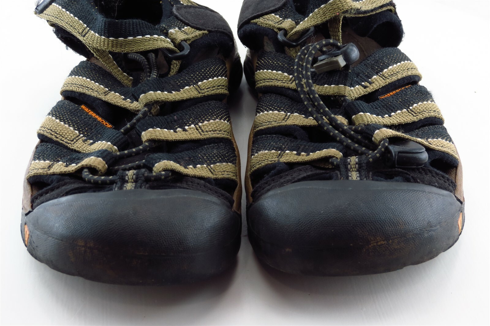 KEEN Sandali in tessuto nero scarpe ragazzo taglia 1 M