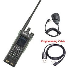 BAOFENG DM-32 DMR Walkie Talkie Digital Simulation GPS Air Band Radio Mic Cable