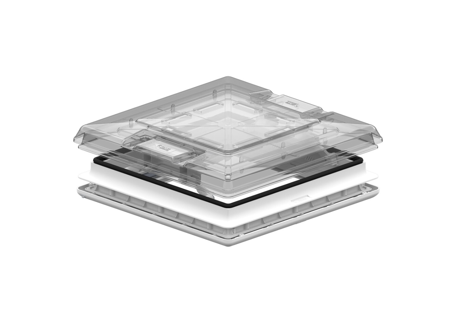 Lucernario 50x50 Fiamma Vent 50 Crystal Dimmabile Zanzariera Camper