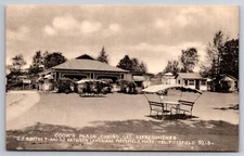 Cook's Place Cabins Gas Refreshments Lenox Pittsfield Massachusetts c1940 PC