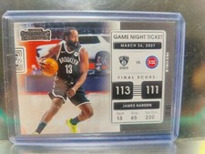 2021-22 Panini Contenders Basketball # 11 JAMES HARDEN GAME NIGHT TICKET INSERT 