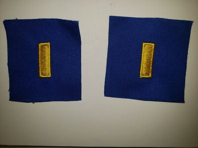 K0261p Vietnam US Air Force Second 2nd Lieutenant Rank Pair IR22F